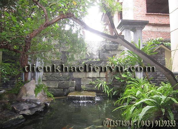 tiểu cảnh nước trong nhà phố